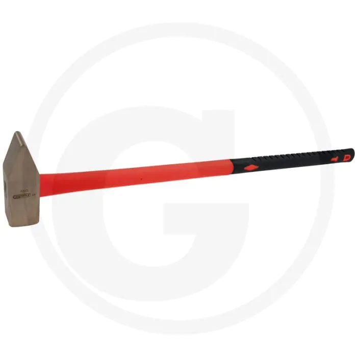 KS TOOLS BRONZE VORSCHLAGHAMMER 10000 G, MIT FIBERGLASSTIEL  VONKVRIJ