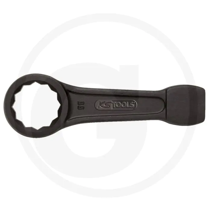 KS TOOLS SLAGRINGSLEUTEL, 210MM  12KANT, METRISCH, VOOR ZWARE MONTAGES